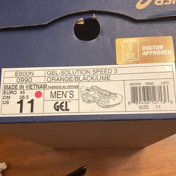 ASICS running shoes size 11 used - Picture 4 of 6